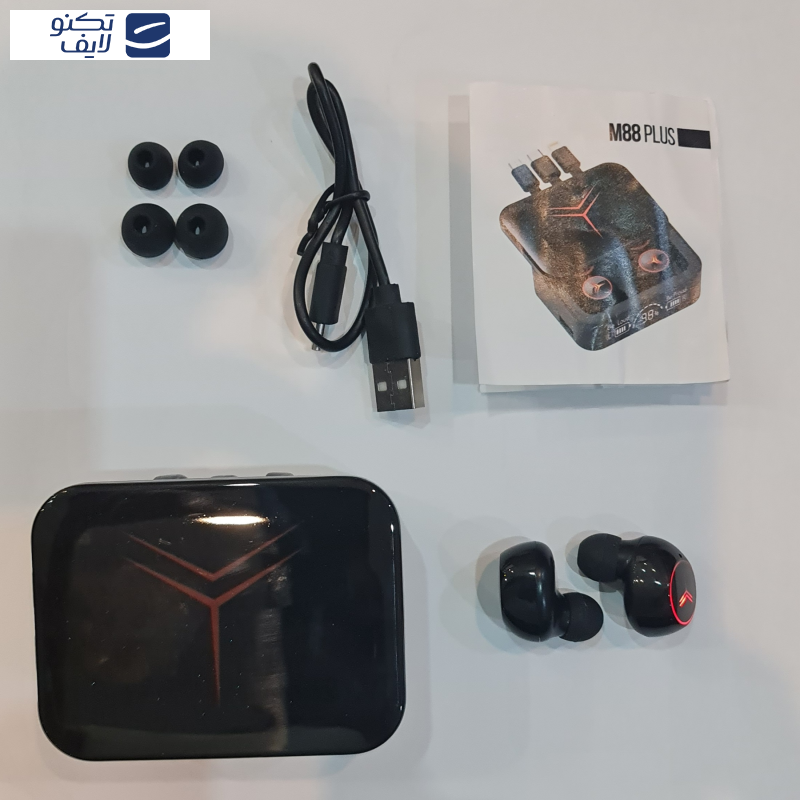 هدست بلوتوثی مدل m88 plus v5.3 enc