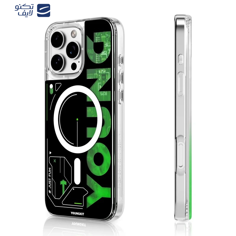 کاور یانگ کیت مدل Futuristic Magsafe مناسب برای گوشی موبایل اپل iPhone 16 Pro   کاور یانگ کیت مدل Futuristic Magsafe مناسب برای گوشی موبایل اپل iPhone 16 Pro