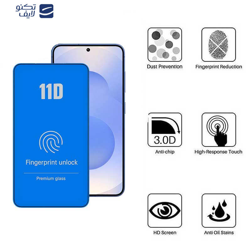 محافظ صفحه نمایش 11D اپیکوی مدل Blue ESD مناسب برای گوشی موبایل سامسونگ Galaxy S25  محافظ صفحه نمایش 11D اپیکوی مدل Blue ESD مناسب برای گوشی موبایل سامسونگ Galaxy S25
