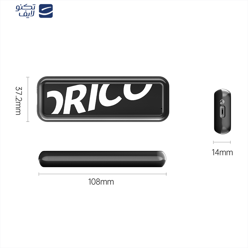 باکس M.2 NVMe SSD اوریکو مدل CPM2C3-G2 باکس M.2 NVMe SSD اوریکو مدل CPM2C3-G2