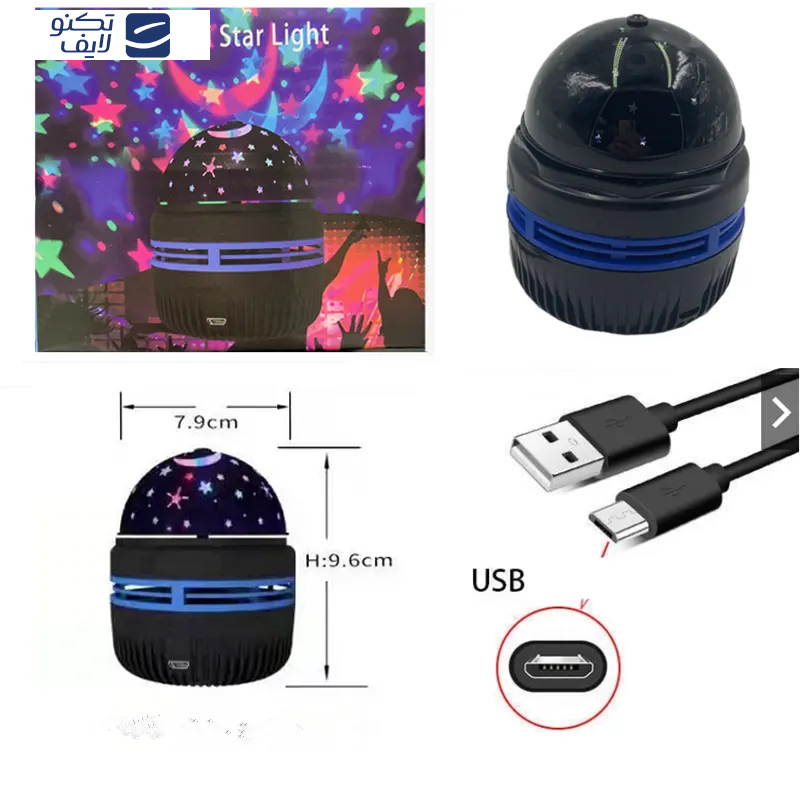 چراغ خواب اتاق کودک مدل LED MINI STAR LIGHT طرح کهکشانی چراغ خواب اتاق کودک مدل LED MINI STAR LIGHT طرح کهکشانی