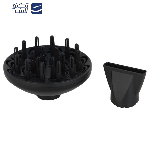 سشوار بابیلیس مدل D570DSDE، موتور AC با توان مصرفی 2200 وات، دارای نرمکنندهی یونی، باد سرد، با حالت خشککننده، فرکننده و صافکننده، وزن 399 گرم، تنظیم حرارت 3 حالته و کنترل سرعت 3 حالته، به همراه دیسپانسر و 2 عدد متمرکزکننده سشوار بابیلیس مدل D570DSDE، موتور AC با توان مصرفی 2200 وات، دارای نرمکنندهی یونی، باد سرد، با حالت خشککننده، فرکننده و صافکننده، وزن 399 گرم، تنظیم حرارت 3 حالته و کنترل سرعت 3 حالته، به همراه دیسپانسر و 2 عدد متمرکزکننده