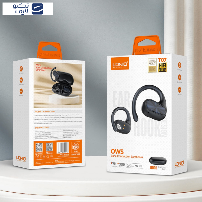 هدفون بلوتوثی الدینیو مدل T07 هدفون بلوتوثی الدینیو مدل T07