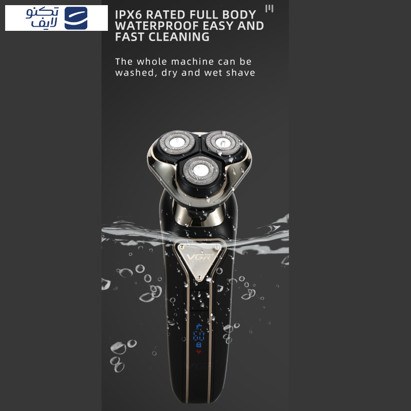 ماشین اصلاح موی صورت وی جی ار مدل V-323