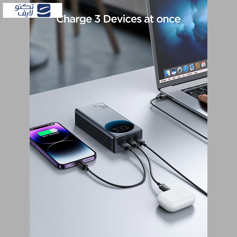 پاور بانک جوی روم مدل JR-PBF05 ظرفیت 30000 میلی آمپر پاور بانک جوی روم مدل JR-PBF05 ظرفیت 30000 میلی آمپر