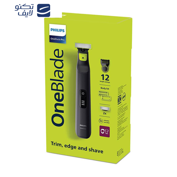 ماشین اصلاح موی صورت و بدن شارژی فیلیپس مدل QP6542