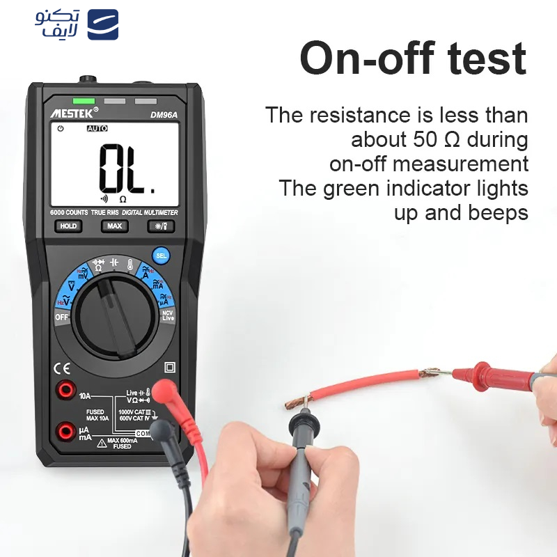 مولتی متر دیجیتال مستک مدل DM96A مولتی متر دیجیتال مستک مدل DM96A