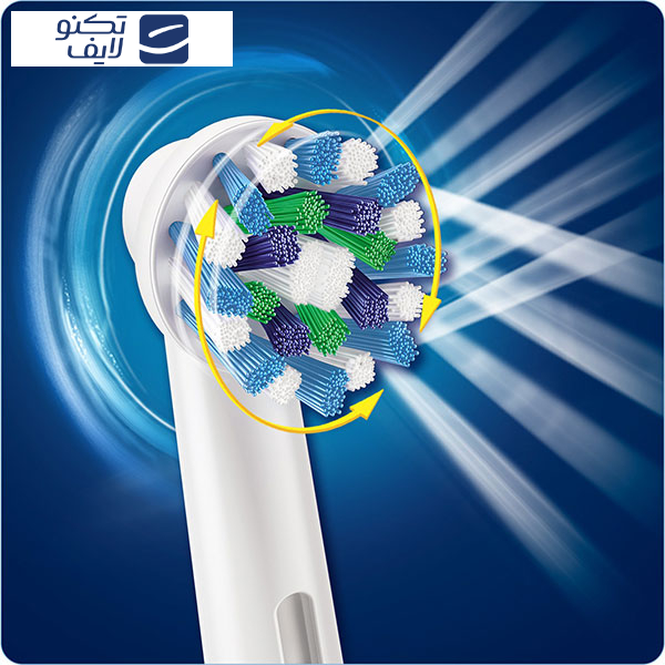 سری یدک مسواک برقی اورال-بی مدل Cross action بسته 4 عددی