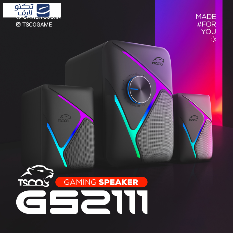 اسپیکر دسکتاپ تسکو مدل GS 2111 اسپیکر دسکتاپ تسکو مدل GS 2111