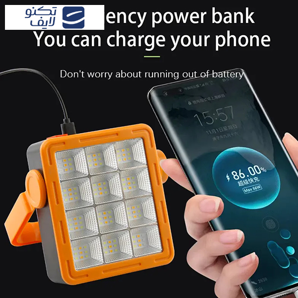 نورافکن شارژی سولونیکس مدل خورشیدی کد NY-9805-D نورافکن شارژی سولونیکس مدل خورشیدی کد NY-9805-D