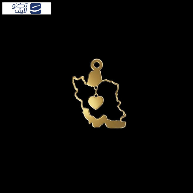 آویز گردنبند طلا 18 عیار زنانه مدوپد مدل نقشه ایران و کد kc18706 آویز گردنبند طلا 18 عیار زنانه مدوپد مدل نقشه ایران و کد kc18706