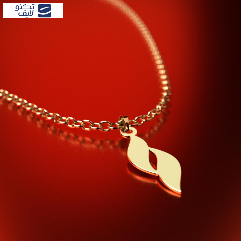 نیم ست طلا 18 عیار زنانه مدوپد مدل هندسی کد NA12795