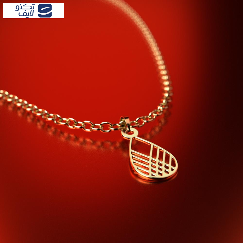 نیم ست طلا 18 عیار زنانه مدوپد مدل هندسی کد NA13577