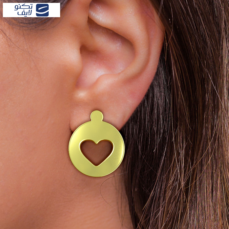 نیم ست طلا 18 عیار زنانه مدوپد مدل قلب کد NA10730