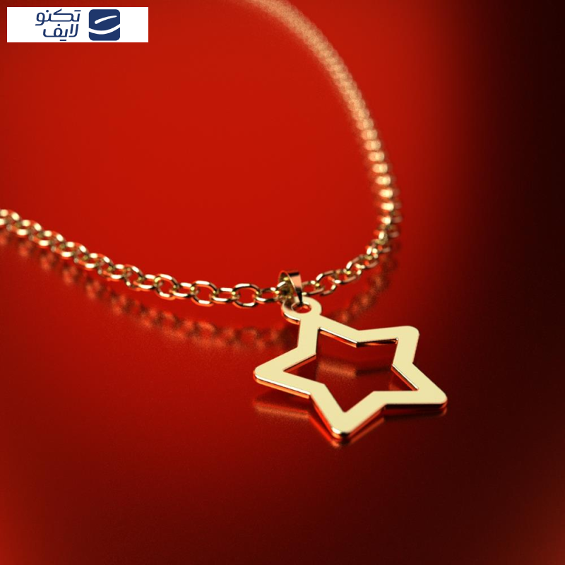 نیم ست طلا 18 عیار زنانه مدوپد مدل ستاره کد NA15351