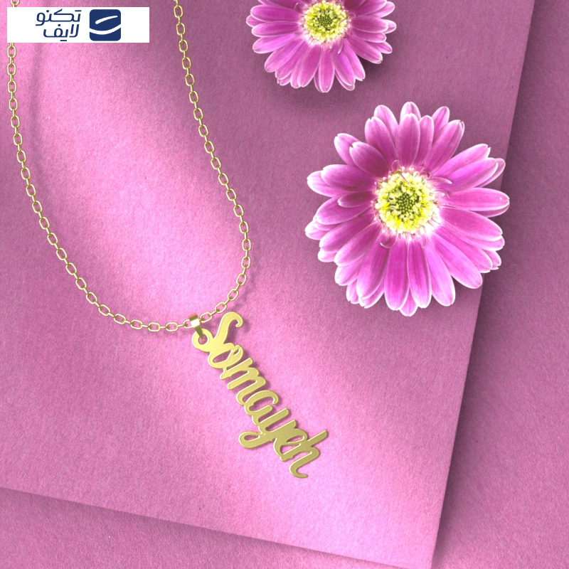 گردنبند طلا 18 عیار زنانه مدوپد مدل somayeh گردنبند طلا 18 عیار زنانه مدوپد مدل somayeh
