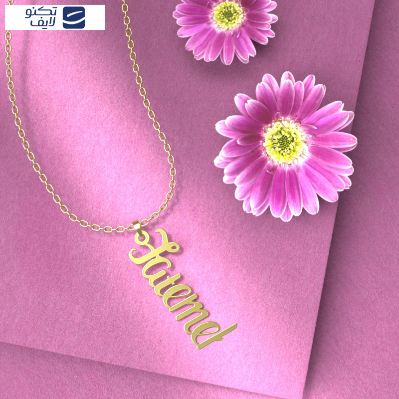 گردنبند طلا 18 عیار زنانه مدوپد مدل fatemeh