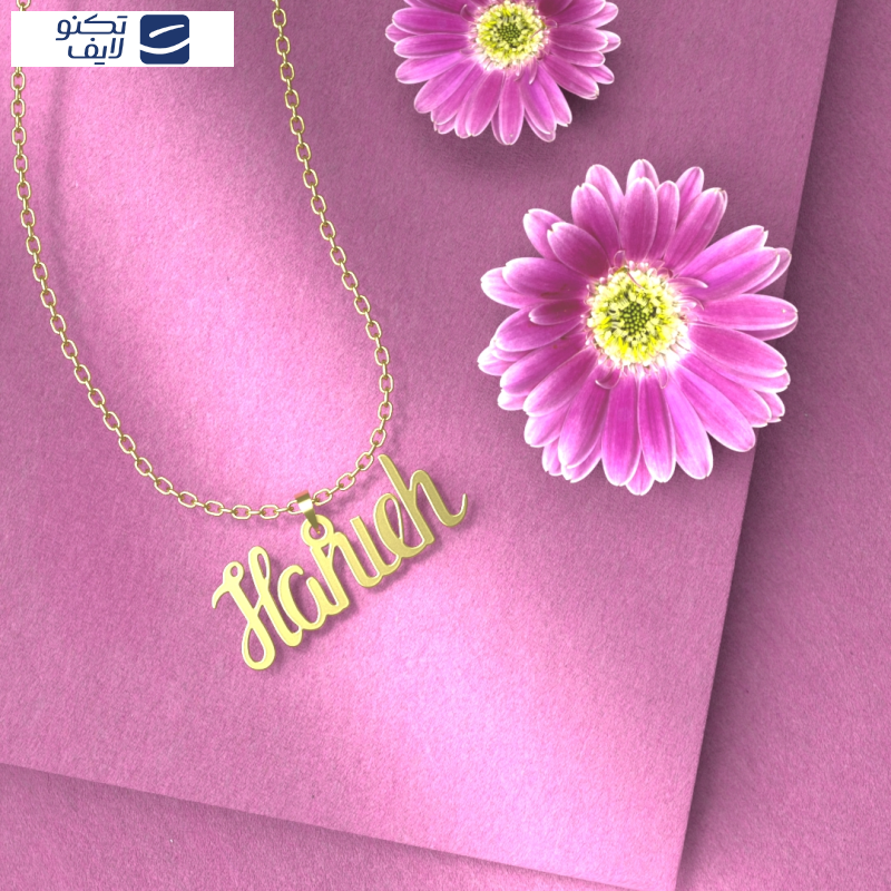 گردنبند طلا 18 عیار زنانه مدوپد مدل hanieh گردنبند طلا 18 عیار زنانه مدوپد مدل hanieh