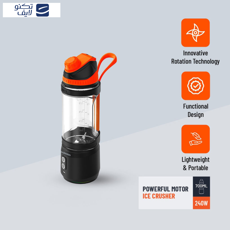 شیکر پرودو مدل PD-PBLNDR گنجایش 0.7 لیتر شیکر پرودو مدل PD-PBLNDR گنجایش 0.7 لیتر