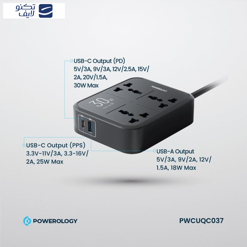 چندراهی برق پاورولوجی مدل 3250 چندراهی برق پاورولوجی مدل 3250