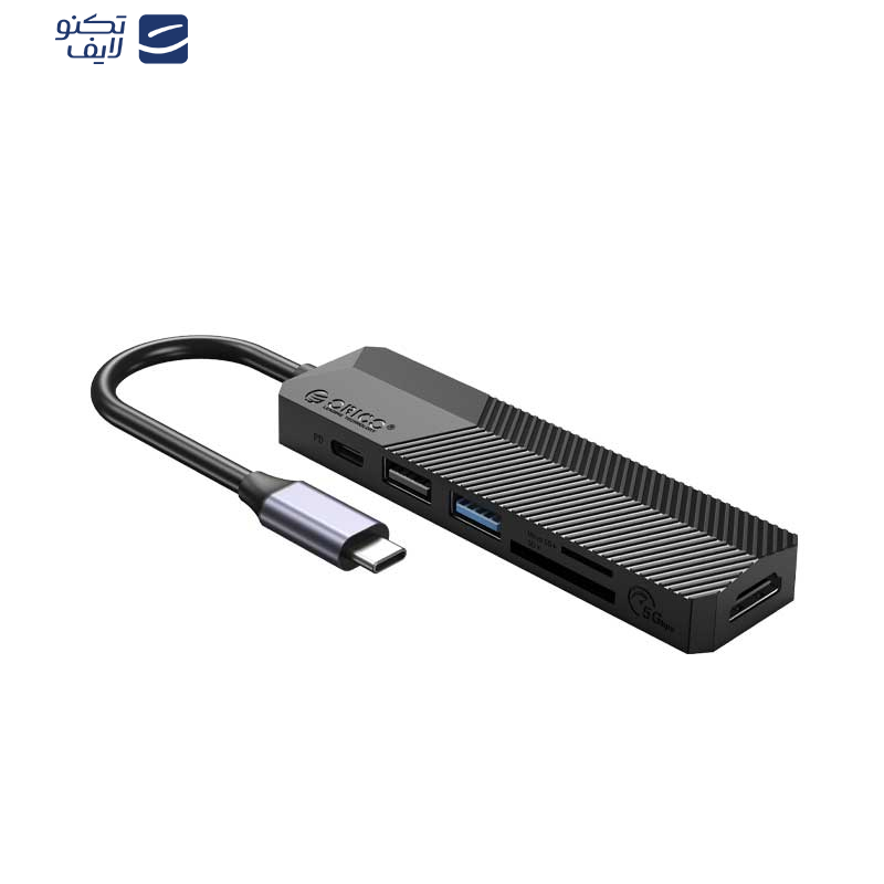 هاب شش پورت USB-C اوریکو مدل MDK-6P هاب شش پورت USB-C اوریکو مدل MDK-6P