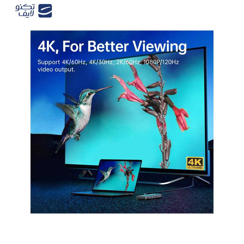 هاب 9 پورت usb-C اوریکو مدل PW11-9P هاب 9 پورت usb-C اوریکو مدل PW11-9P