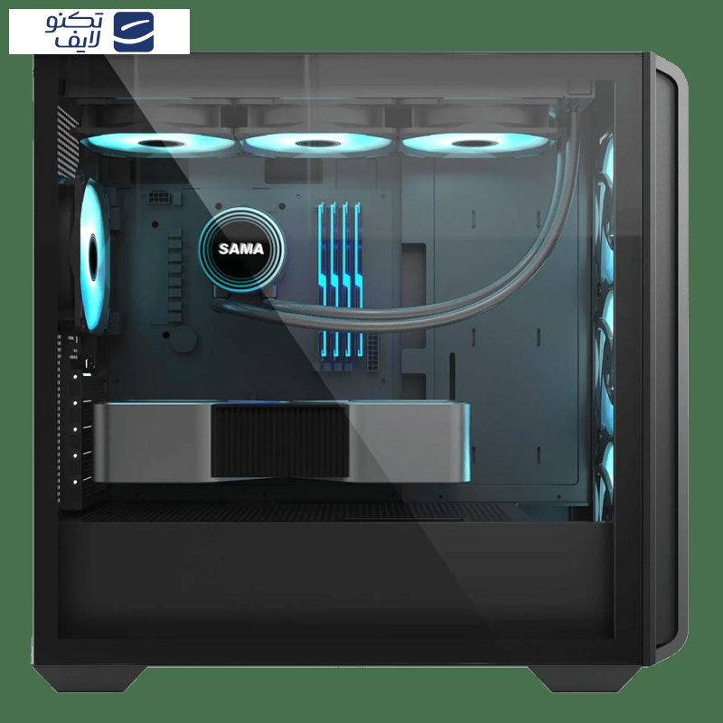 کیس کامپیوتر اوست مدل GT-AV302-MB کیس کامپیوتر اوست مدل GT-AV302-MB