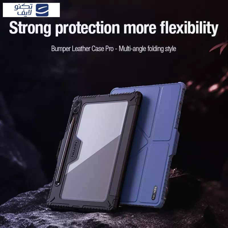 کیف کلاسوری نیلکین مدل Camshield Bumper مناسب برای تبلت سامسونگ Galaxy Tab S10 FE کیف کلاسوری نیلکین مدل Camshield Bumper مناسب برای تبلت سامسونگ Galaxy Tab S10 FE