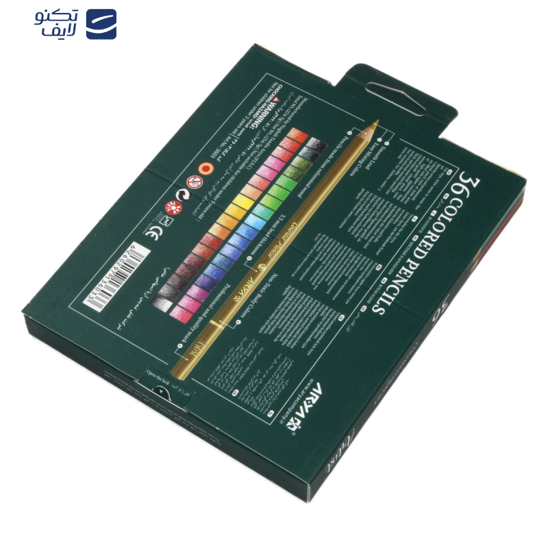مداد رنگی 36 رنگ آریا مدل آرتیست مداد رنگی 36 رنگ آریا مدل آرتیست
