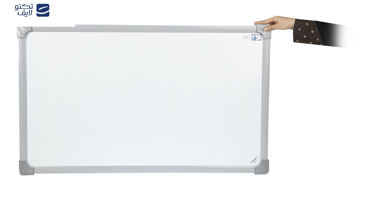 تخته وایت برد مغناطیسی آسا بُرد مدل آلفا سایز 120x90 سانتی متر