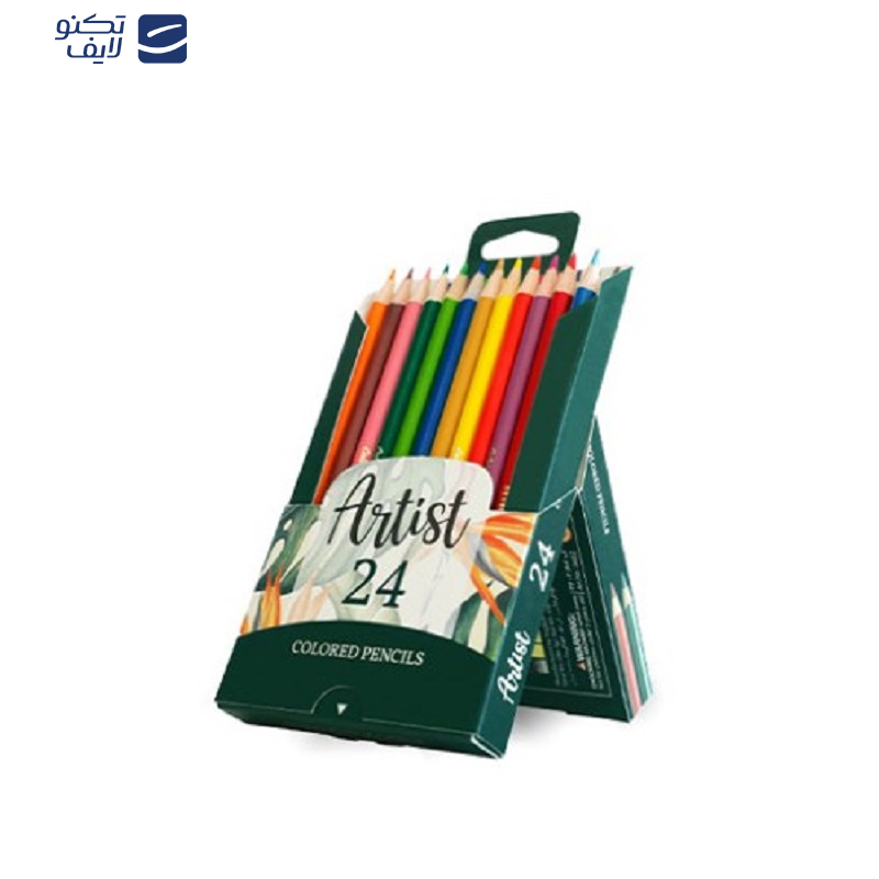 مداد رنگی 12 رنگ آریا مدل Artist مداد رنگی 12 رنگ آریا مدل Artist