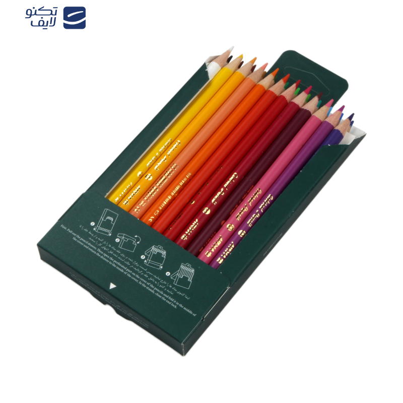 مداد رنگی 24 رنگ آریا مدل آرتیست مداد رنگی 24 رنگ آریا مدل آرتیست