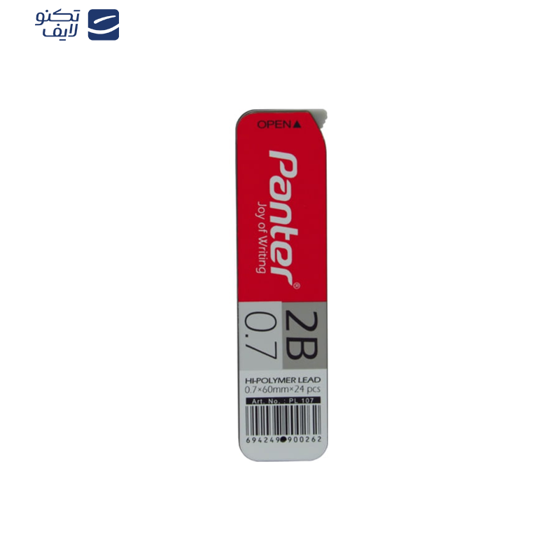 نوک مداد نوکی 0.7 میلی متری پنتر مدل Hi-Polymer بسته 2 عددی نوک مداد نوکی 0.7 میلی متری پنتر مدل Hi-Polymer بسته 2 عددی