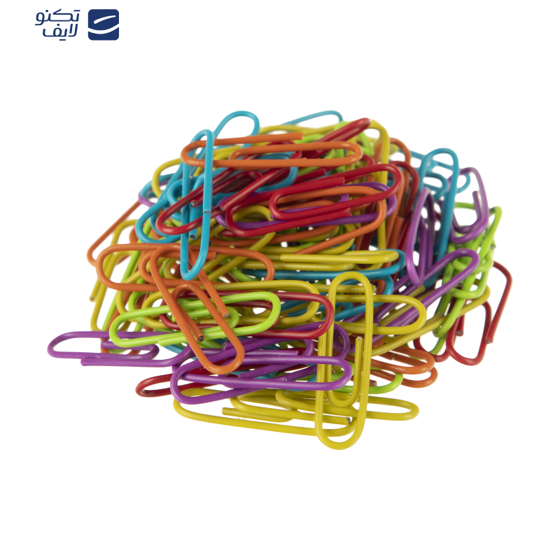 گیره کاغذ پنتر مدل رنگی سایز 28 میلی متر - بسته 100 عددی گیره کاغذ پنتر مدل رنگی سایز 28 میلی متر - بسته 100 عددی