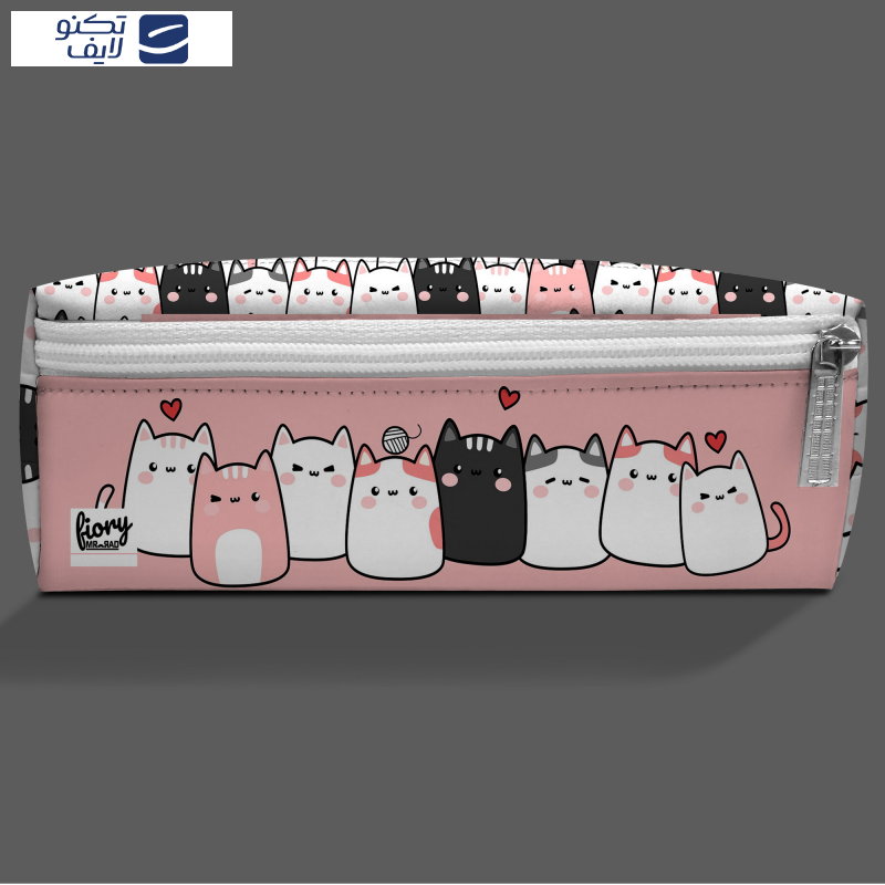 جامدادی مستر راد مدل سه زیپ طرح گربه فانتزی کد fiory 2515 جامدادی مستر راد مدل سه زیپ طرح گربه فانتزی کد fiory 2515