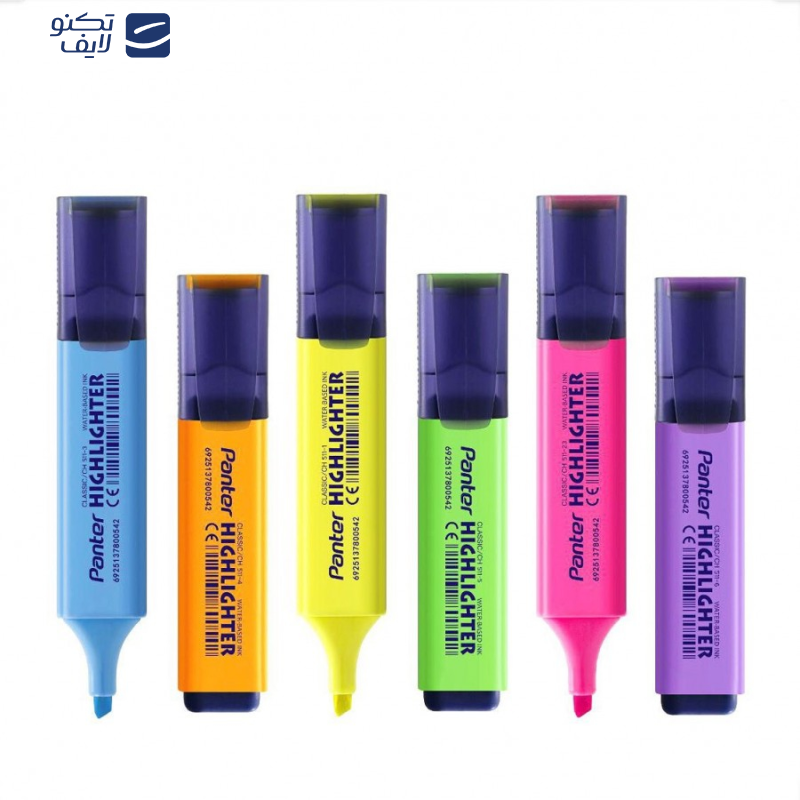 ماژیک علامت گذار پنتر مدل - CH 511 مجموعه 6 عددی ماژیک علامت گذار پنتر مدل - CH 511 مجموعه 6 عددی