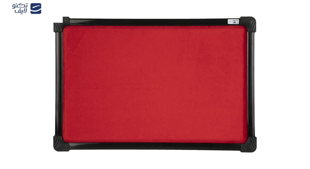 تابلو اعلانات قرمز آسا بُرد سایز 100x80 سانتی متر تابلو اعلانات قرمز آسا بُرد سایز 100x80 سانتی متر