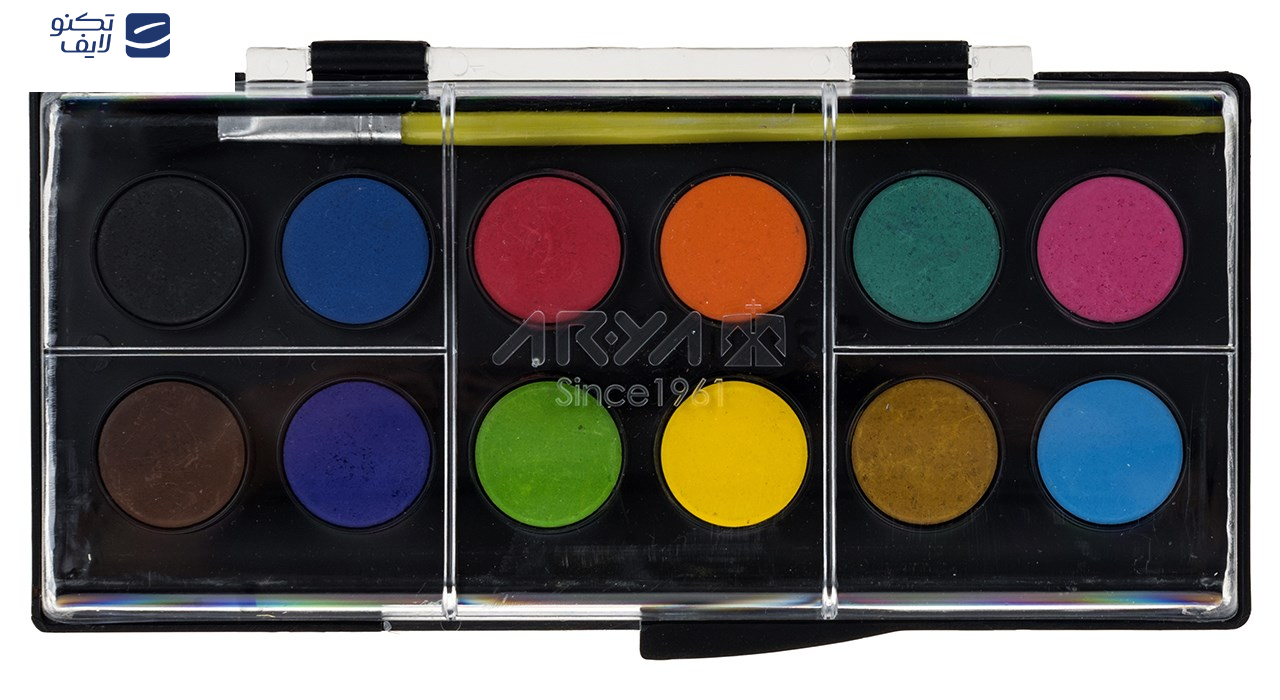 آبرنگ 12 رنگ آریا کد 1-5008 آبرنگ 12 رنگ آریا کد 1-5008