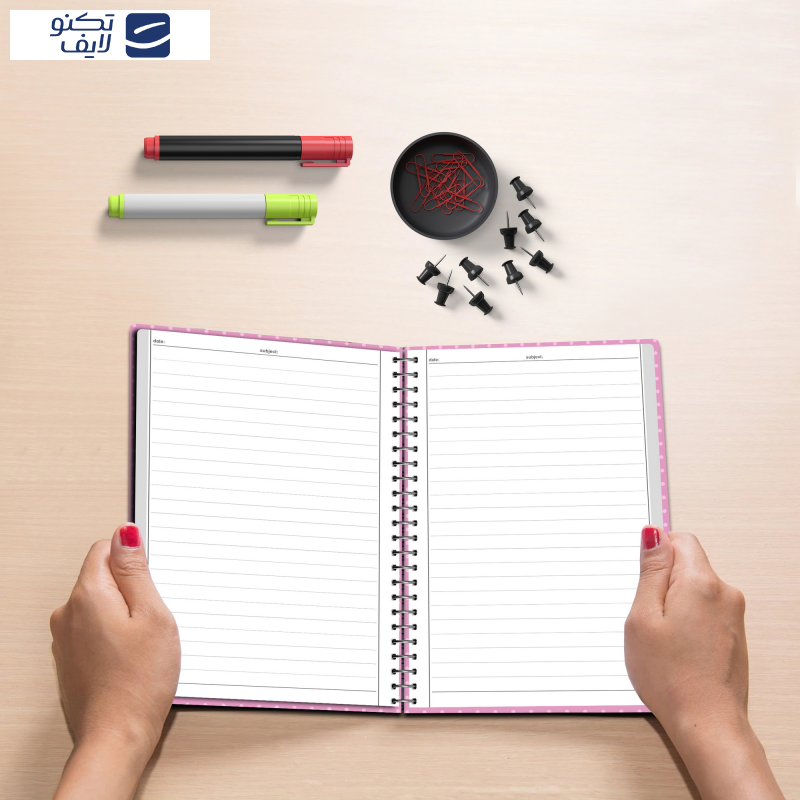   دفتر مشق 50 برگ مستر راد طرح کورومی و ملودی کد fiory 2550