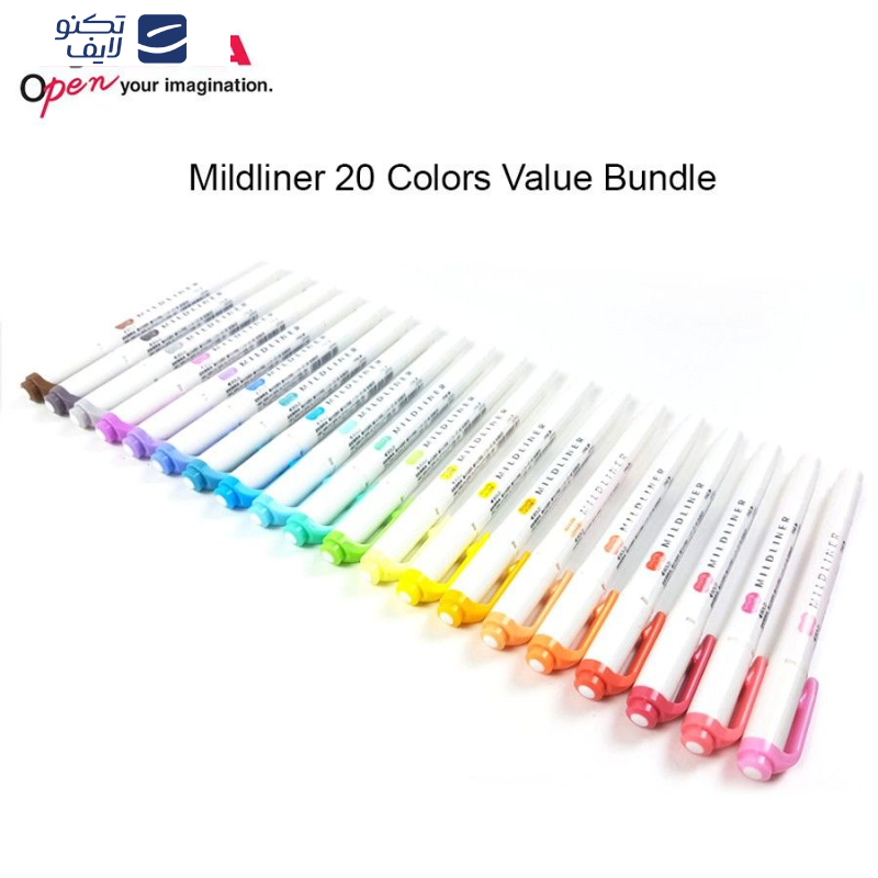 ماژیک علامت گذار 20 رنگ زبرا مدل آرتان MILDLINER (بدون قاب طلقی) ماژیک علامت گذار 20 رنگ زبرا مدل آرتان MILDLINER (بدون قاب طلقی)