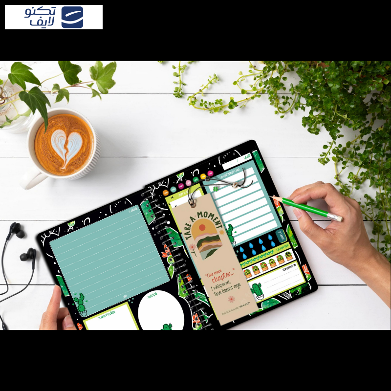 دفتر برنامه ریزی مستر راد طرح کاکتوس مدل پلنر کد 1619 دفتر برنامه ریزی مستر راد طرح کاکتوس مدل پلنر کد 1619