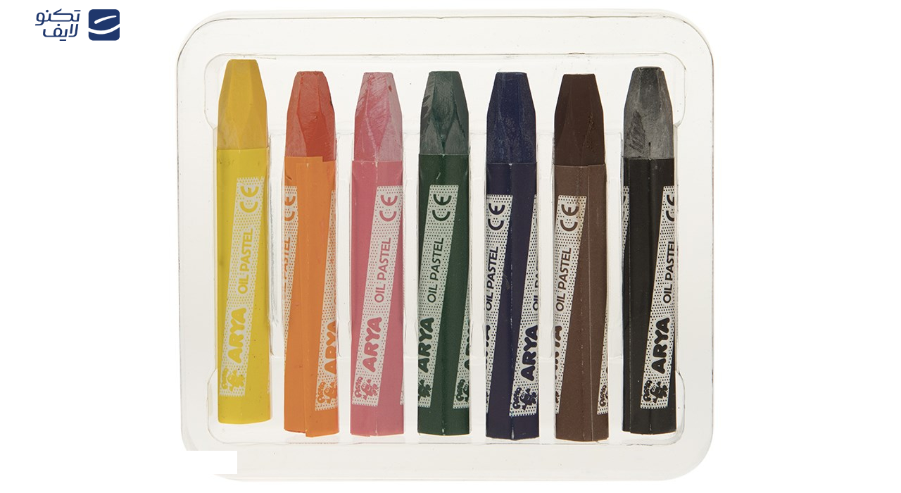پاستل روغنی 1+6 رنگ آریا مدل 2024