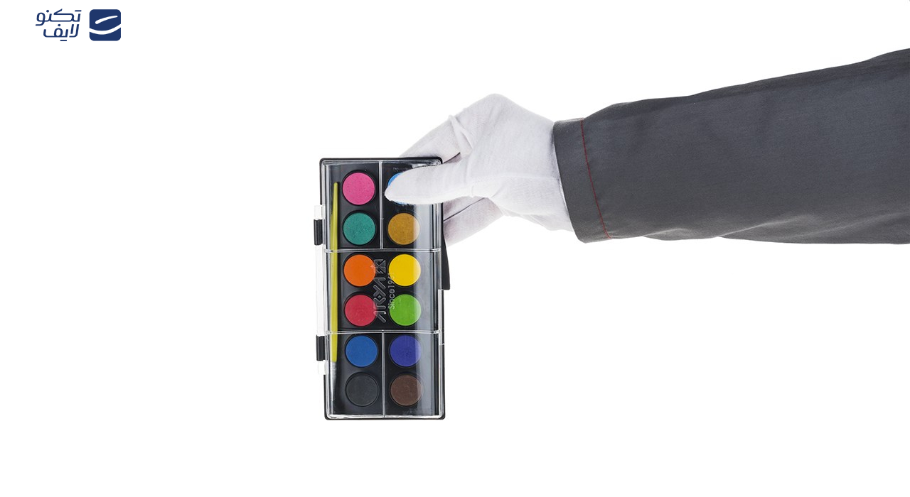 آبرنگ 12 رنگ آریا کد 2-5008 آبرنگ 12 رنگ آریا کد 2-5008