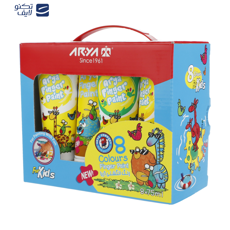 رنگ انگشتی 8 رنگ آریا مدل C-761 رنگ انگشتی 8 رنگ آریا مدل C-761