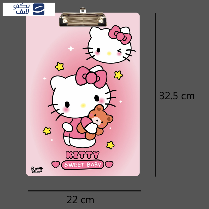 تخته شاسی مستر راد مدل فانتزی طرح کیتی کد fiory 2384 سایز A4   تخته شاسی مستر راد مدل فانتزی طرح کیتی کد fiory 2384 سایز A4