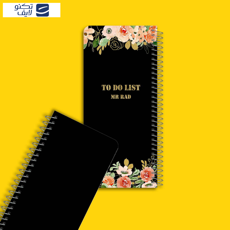 دفترچه یادداشت مستر راد مدل to do list طرح آفتاب کد Flower 1629 دفترچه یادداشت مستر راد مدل to do list طرح آفتاب کد Flower 1629