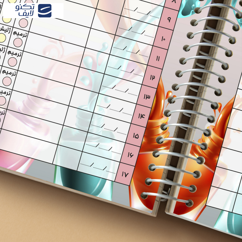 دفتر یادداشت مستر راد مدل نوبت دهی خدمات ناخن طرح مانیکور کد Beauty 2267 دفتر یادداشت مستر راد مدل نوبت دهی خدمات ناخن طرح مانیکور کد Beauty 2267