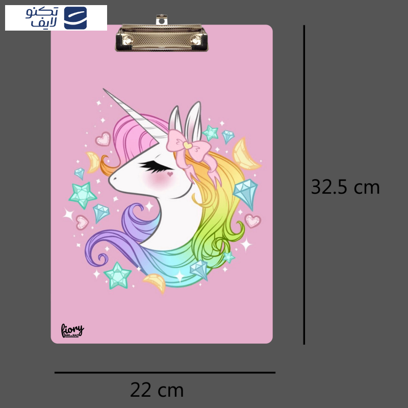 تخته شاسی مستر راد مدل اسب تک شاخ sparkel کد fiory 2387 سایز A4