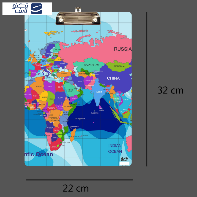 تخته شاسی مستر راد مدل نقشه جهان کد fiory 2417 سایز A4   تخته شاسی مستر راد مدل نقشه جهان کد fiory 2417 سایز A4