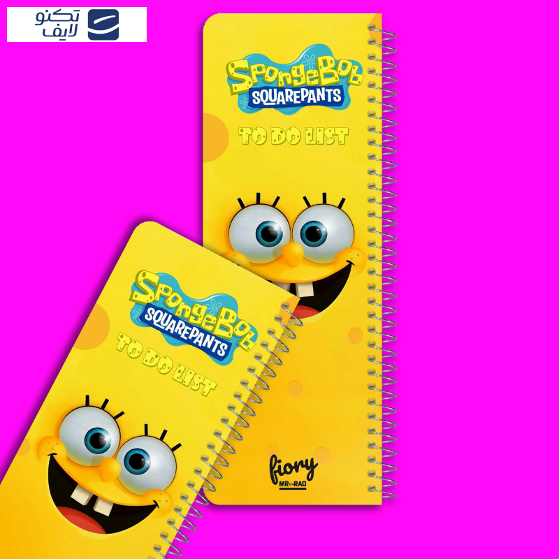 دفترچه یادداشت مستر راد مدل to do list طرح باب اسفنجی کد fiory 1762 دفترچه یادداشت مستر راد مدل to do list طرح باب اسفنجی کد fiory 1762
